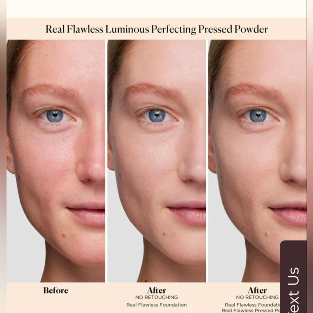 Laura Mercier Real Flawless Luminous Pressed Powder In Translucent 0.24oz BNIB - Picture 7 of 8